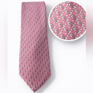 Vineyard Vines “Shake It Up” Novelty Cocktail Martini Glass Silk Tie Pink white